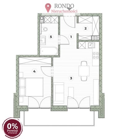 ⏩ Mieszkanie, 45,03 m², Kalisz